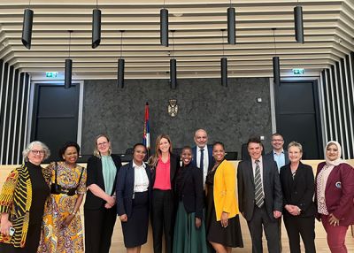 Delegation of the Republic of South Africa visiting Belgrade