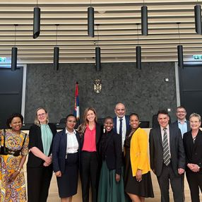 Delegation of the Republic of South Africa visiting Belgrade